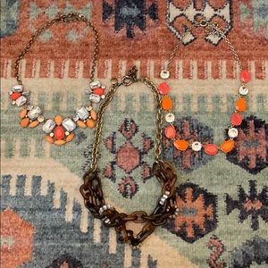 Jcrew necklaces & bonus costume boutique necklace